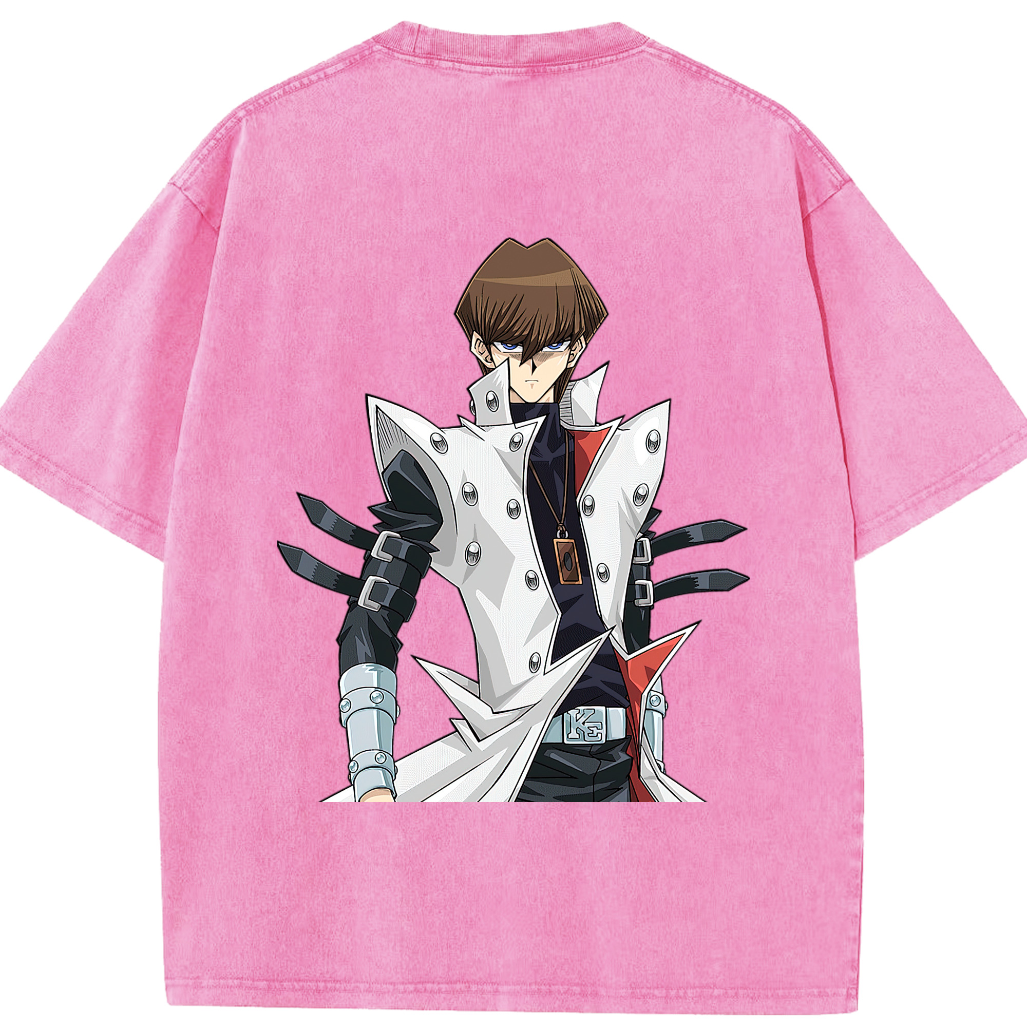 （画像用） 遊☆戯☆王 Yu-Gi-Oh! 綿100% ヴィンテージ風 半袖Tシャツ（背面プリント）